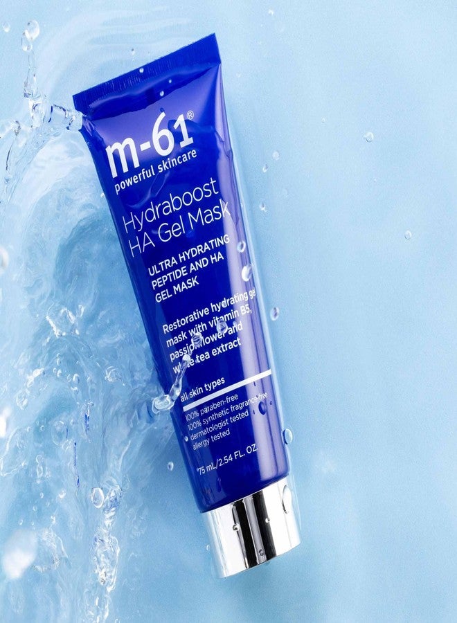 m-61 Hydraboost HA Gel Mask | Ultra-Hydrating, Cooling Gel Mask With Hyaluronic Acid, Vitamin B5, Peptides, and White Tea Extract, 2.5 Fl. Oz. - Image 5